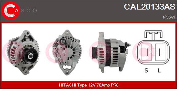 Casco CAL20133AS - Alternator autospares.lv