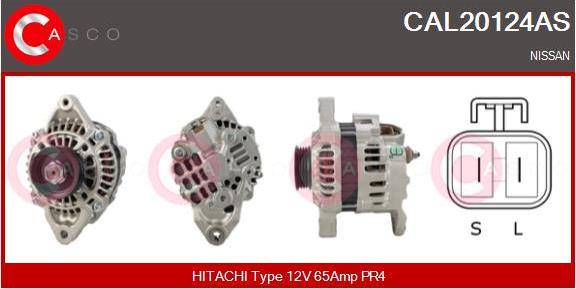 Casco CAL20124AS - Alternator autospares.lv