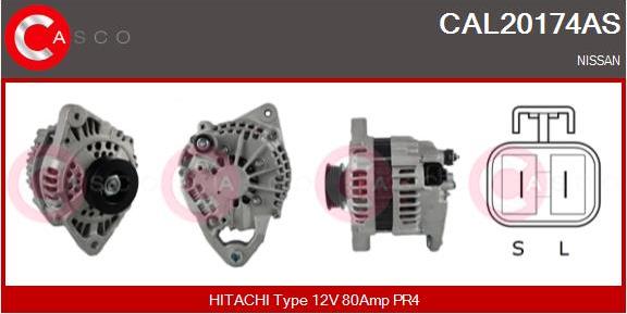 Casco CAL20174AS - Alternator autospares.lv