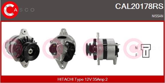 Casco CAL20178RS - Alternator autospares.lv