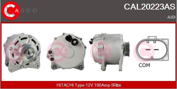 Casco CAL20223AS - Alternator autospares.lv