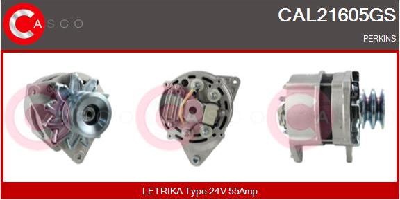 Casco CAL21605GS - Alternator autospares.lv