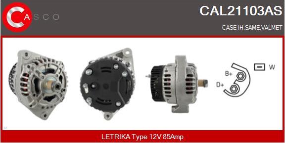 Casco CAL21103AS - Alternator autospares.lv