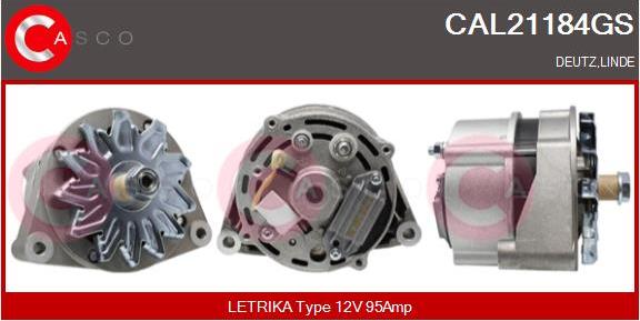 Casco CAL21184GS - Alternator autospares.lv