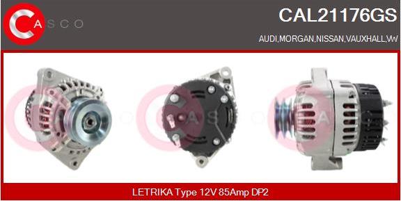 Casco CAL21176GS - Alternator autospares.lv