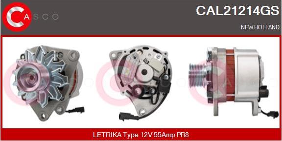 Casco CAL21214GS - Alternator autospares.lv