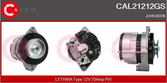 Casco CAL21212GS - Alternator autospares.lv