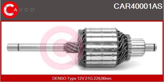 Casco CAR40001AS - Armature, starter autospares.lv