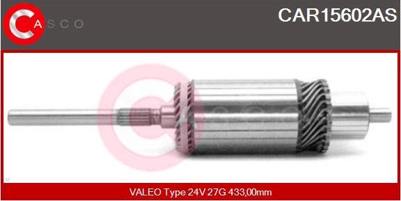 Casco CAR15602AS - Armature, starter autospares.lv