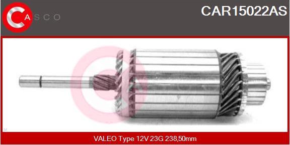 Casco CAR15022AS - Armature, starter autospares.lv
