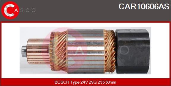 Casco CAR10606AS - Armature, starter autospares.lv