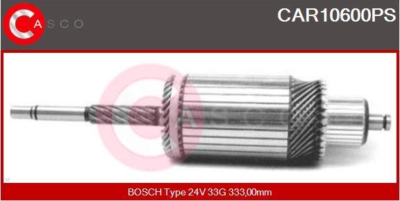 Casco CAR10600PS - Armature, starter autospares.lv