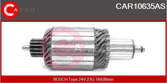 Casco CAR10635AS - Armature, starter autospares.lv