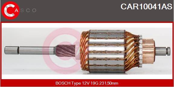 Casco CAR10041AS - Armature, starter autospares.lv