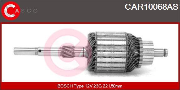 Casco CAR10068AS - Armature, starter autospares.lv