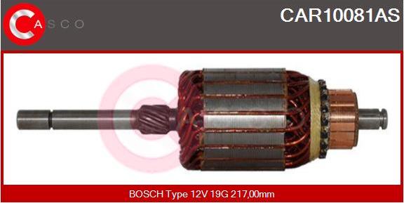 Casco CAR10081AS - Armature, starter autospares.lv