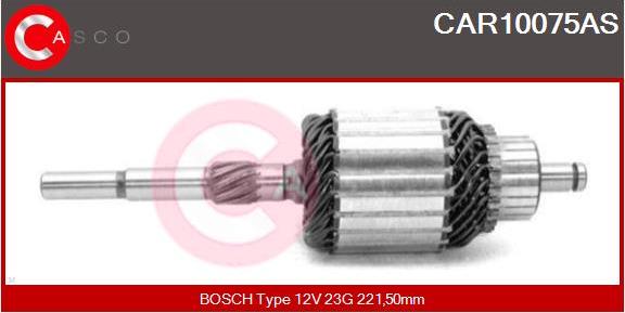 Casco CAR10075AS - Armature, starter autospares.lv