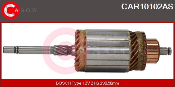 Casco CAR10102AS - Armature, starter autospares.lv