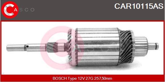 Casco CAR10115AS - Armature, starter autospares.lv