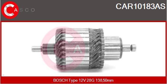 Casco CAR10183AS - Armature, starter autospares.lv