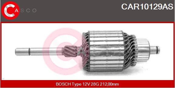 Casco CAR10129AS - Armature, starter autospares.lv