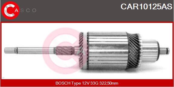 Casco CAR10125AS - Armature, starter autospares.lv