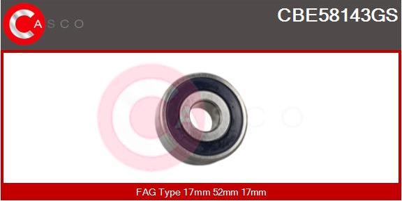 Casco CBE58143GS - Bearing autospares.lv