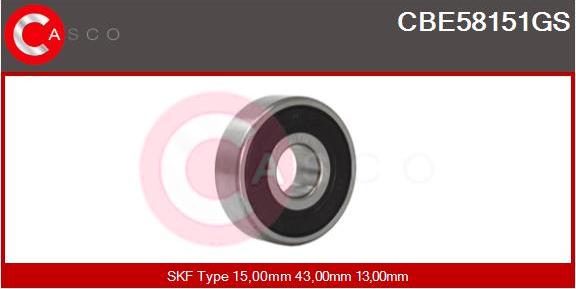 Casco CBE58151GS - Bearing autospares.lv