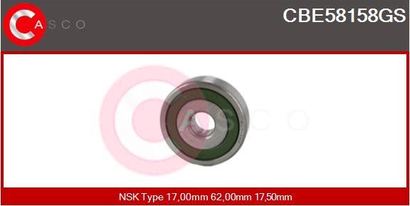 Casco CBE58158GS - Bearing autospares.lv