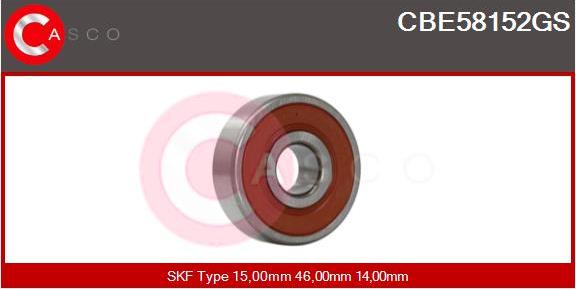 Casco CBE58152GS - Bearing autospares.lv