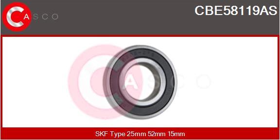 Casco CBE58119AS - Bearing autospares.lv