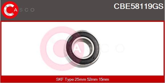 Casco CBE58119GS - Bearing autospares.lv