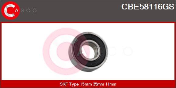 Casco CBE58116GS - Bearing autospares.lv