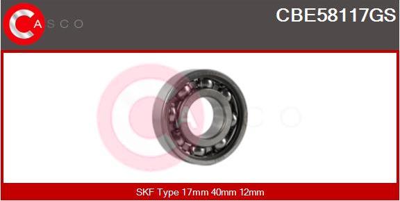 Casco CBE58117GS - Bearing autospares.lv