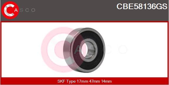 Casco CBE58136GS - Bearing autospares.lv