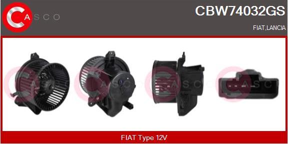 Casco CBW74032GS - Interior Blower autospares.lv