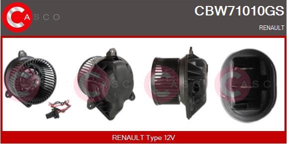 Casco CBW71010GS - Interior Blower autospares.lv