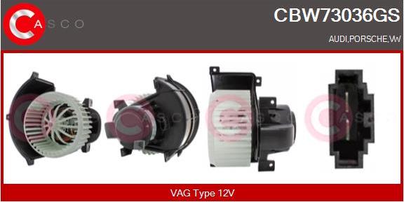 Casco CBW73036GS - Interior Blower autospares.lv