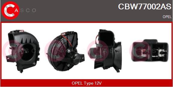 Casco CBW77002AS - Interior Blower autospares.lv