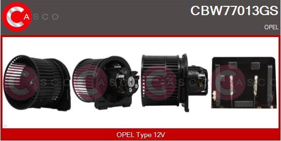 Casco CBW77013GS - Interior Blower autospares.lv