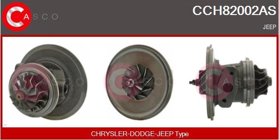 Casco CCH82002AS - CHRA Cartridge, charger autospares.lv