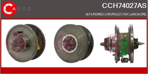 Casco CCH74027AS - CHRA Cartridge, charger autospares.lv