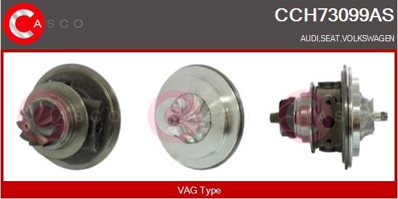 Casco CCH73099AS - CHRA Cartridge, charger autospares.lv
