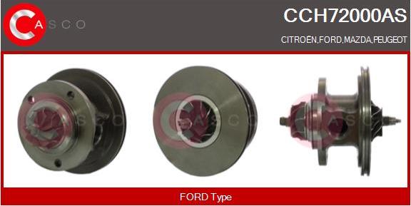 Casco CCH72000AS - CHRA Cartridge, charger autospares.lv