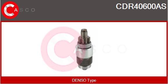 Casco CDR40600AS - Pinion, bendix, starter autospares.lv