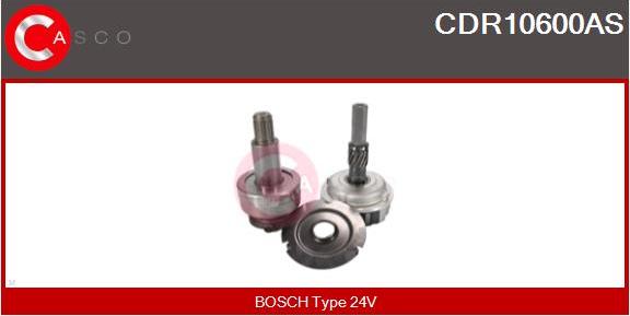 Casco CDR10600AS - Pinion, bendix, starter autospares.lv