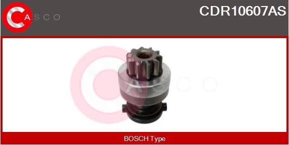 Casco CDR10607AS - Pinion, bendix, starter autospares.lv