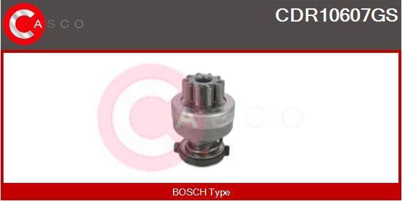 Casco CDR10607GS - Pinion, bendix, starter autospares.lv