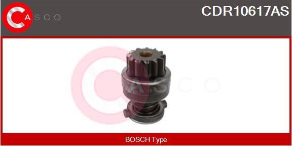 Casco CDR10617AS - Pinion, bendix, starter autospares.lv