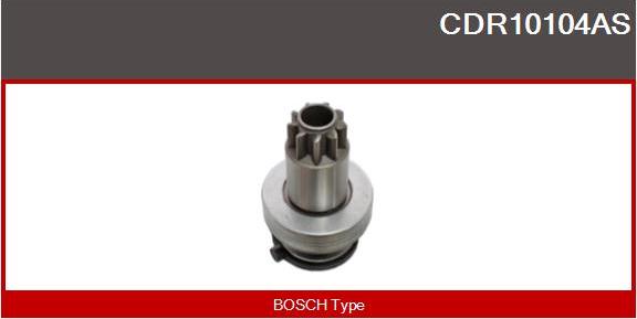 Casco CDR10104AS - Pinion, bendix, starter autospares.lv